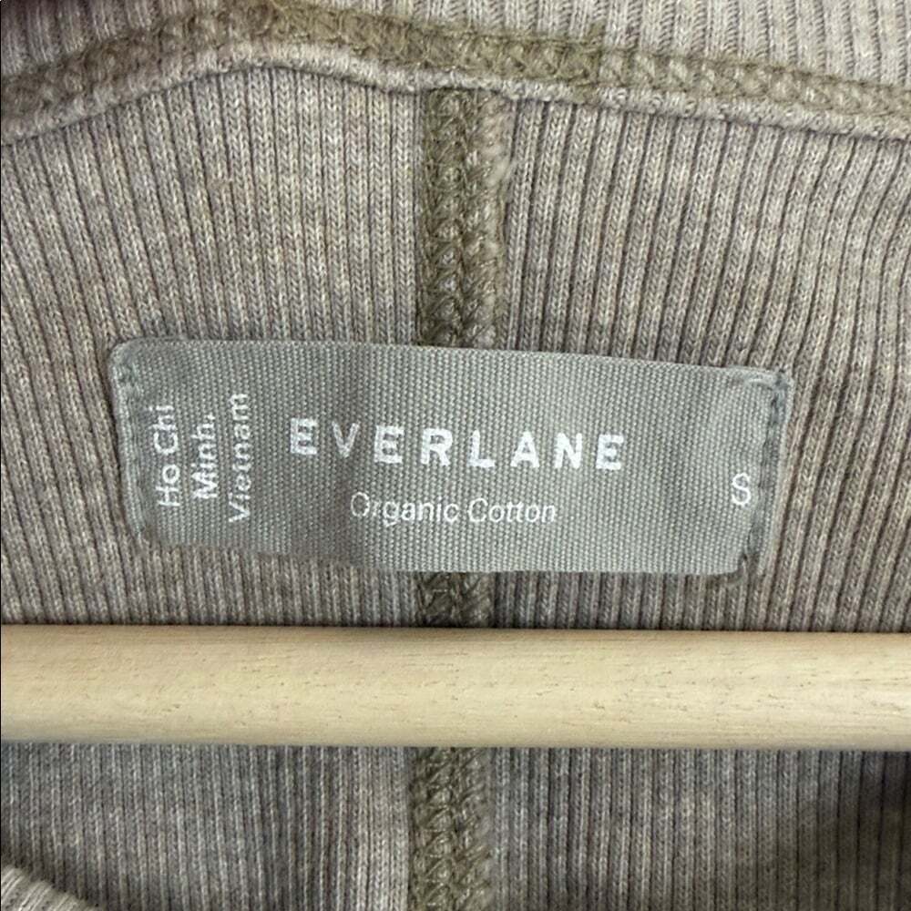 Everlane Taupe Long Sleeve Dress - Picture 2 of 6